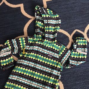 6-12m Patagonia fleece bunting